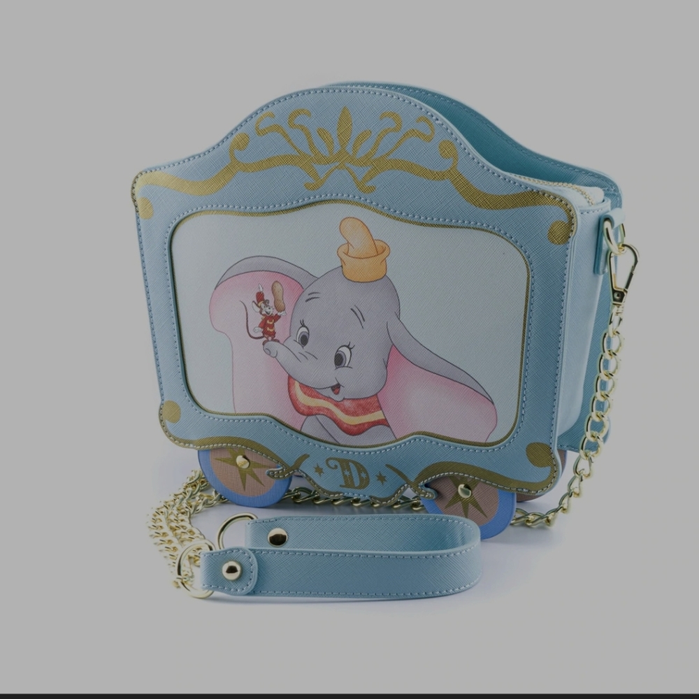 Loungefly Disney Dumbo 80th Anniversary Train Car Crossbody Bag